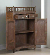 Indian Hand Carved Solid Wood Cabinet D60